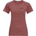 Reduzierte Sportliche Langärmelige Jack Wolfskin Kammweg T-Shirts aus Jersey für Damen Größe XS 