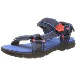 Reduzierte Blaue Jack Wolfskin Seven Seas Outdoor-Sandalen mit Klettverschluss leicht für Kinder Größe 36 für den für den Sommer 