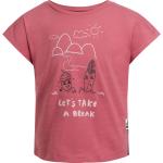 Reduzierte Pinke Jack Wolfskin T-Shirts aus Baumwolle für Damen 