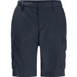 Blaue Jack Wolfskin Kalahari Cargo-Shorts für Herren Übergrößen 