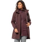 Reduzierte Winddichte Atmungsaktive Jack Wolfskin Ottawa 3-in-1 Jacken aus Fleece für Damen Größe XL für den für den Winter 