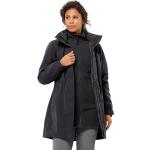 Reduzierte Schwarze Winddichte Atmungsaktive Jack Wolfskin Ottawa 3-in-1 Jacken aus Fleece für Damen Größe XL für den für den Winter 