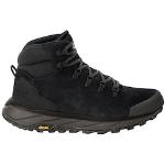 Reduzierte Schwarze Jack Wolfskin Terraventure High Top Sneaker & Sneaker Boots aus Veloursleder atmungsaktiv für Herren Größe 39,5 