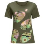 Tropische Jack Wolfskin Bio T-Shirts für Damen Größe S 