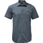 Graue Jack Wolfskin Outdoor-Hemden aus Polyamid für Herren Größe M für den für den Sommer 