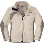 Offwhitefarbene Jack Wolfskin Serpentine 3-in-1 Jacken für Damen Größe XL für den für den Winter 