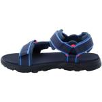 Reduzierte Blaue Jack Wolfskin Seven Seas Outdoor-Sandalen mit Klettverschluss leicht für Kinder Größe 31 für den für den Sommer 