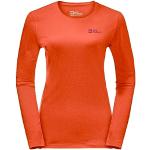 Reduzierte Orange Jack Wolfskin Thermo-Unterhemden aus Polyester für Damen Größe L 