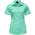 Mintgrüne Jack Wolfskin Sonora Outdoor-Hemden für Damen 