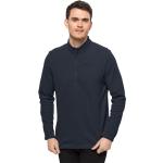 Blaue Jack Wolfskin Taunus Herrenfleecepullover & Herrenfleeceshirts mit Reißverschluss aus Fleece Größe XL 