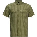 Reduzierte Olivgrüne Jack Wolfskin Thompson Outdoor-Hemden aus Polyester für Herren Größe S 