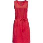 Rote Ärmellose Nachhaltige Sommerkleider mit Knopf aus Polyester für Damen Größe XL für den für den Sommer 