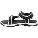Schwarze Jack Wolfskin Seven Seas Outdoor-Sandalen mit Klettverschluss leicht für Kinder Größe 26 für den für den Sommer 
