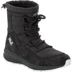 Schwarze Jack Wolfskin Nevada High Top Sneaker & Sneaker Boots aus Fleece Leicht für Damen Größe 39,5 für den für den Winter 