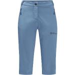 Reduzierte Blaue Jack Wolfskin Activate Light Stretch-Shorts aus Polyamid für Damen Größe XS 