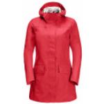 Reduzierte Rote Jack Wolfskin Cape York Winterjacken für Damen Größe XS für den für den Winter 