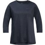 Reduzierte Blaue Jack Wolfskin Crosstrail T-Shirts aus Polyester für Damen Größe M 