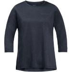 Reduzierte Blaue Jack Wolfskin Crosstrail T-Shirts aus Polyester für Damen Größe XL 