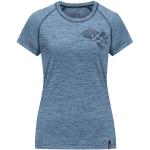 Blaue Jack Wolfskin Kammweg Outdoor-Hemden für Damen Größe M 