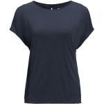 Reduzierte Blaue Langärmelige Jack Wolfskin T-Shirts aus Lyocell für Damen Größe S 