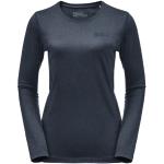 Reduzierte Blaue Jack Wolfskin Outdoor-Hemden aus Fleece für Damen Größe XS 