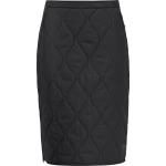 Reduzierte Schwarze Gesteppte Elegante Damenröcke mit Reißverschluss aus Polyester Größe M 