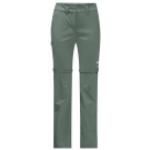 Grüne Jack Wolfskin Zip Off Hosen & Zipphosen für Damen Größe L 