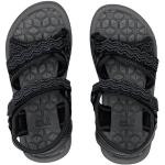 Reduzierte Schwarze Jack Wolfskin Zulu Outdoor-Sandalen für Kinder Größe 34 für den für den Sommer 