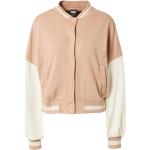 Sandfarbene Color Blocking Urban Classics College-Jacken für Damen Größe 5 XL Große Größen 