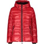 Reduzierte Rote Gesteppte Gil Bret Stehkragen Daunenjacken mit Reißverschluss aus Polyamid mit Kapuze für Damen Größe S für den für den Winter 