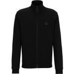 Schwarze HUGO BOSS BOSS Nachhaltige Zip Hoodies & Sweatjacken mit Reißverschluss aus Baumwolle für Herren Größe 3 XL 