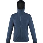 Marineblaue Wasserdichte Atmungsaktive Millet Gore Tex Gore-Tex-Jacken mit Reißverschluss mit Kapuze für Herren Größe S 