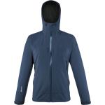 Marineblaue Wasserdichte Atmungsaktive Millet Gore Tex Gore-Tex-Jacken mit Reißverschluss mit Kapuze für Herren Größe XL 