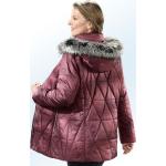 bader Stehkragen Winterjacken mit Reißverschluss aus Taft mit Kapuze für Damen Größe XL Große Größen für den für den Winter 