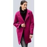 Reduzierte Pinke Unifarbene Alba Moda Winterjacken aus Kunstfaser für Damen Größe L für den für den Winter 