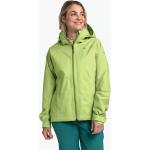 Grüne Wasserdichte Winddichte Atmungsaktive Schöffel Easy Regenjacken mit Reißverschluss aus Polyester für Damen Größe L 