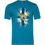 Blaue Kurzärmelige Fanatics NFL T-Shirts aus Baumwolle für Herren Größe L 