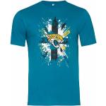 Blaue Kurzärmelige Fanatics NFL T-Shirts aus Baumwolle für Herren Größe XL 