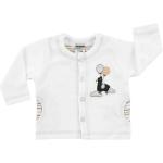 Offwhitefarbene Jacky Nicki-Jacken für Kinder mit Lama-Motiv aus Baumwolle maschinenwaschbar für Jungen Größe 56 
