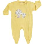 Gelbe Motiv Jacky Kinderschlafanzüge & Kinderpyjamas mit Löwen-Motiv mit Reißverschluss aus Baumwolle für Babys Größe 62 1-teilig 