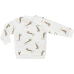 Offwhitefarbene Animal-Print Langärmelige Jacky Giraffe Kindersweatshirts mit Giraffen-Motiv maschinenwaschbar für Babys Größe 68 