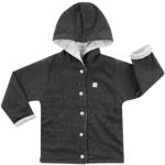 Reduzierte Anthrazitfarbene Unifarbene Jacky Kinderübergangsjacken aus Baumwolle maschinenwaschbar für Jungen Größe 80 