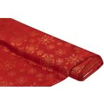 Rote Tischläufer aus Textil 