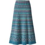 Blaue Dunque Bio Nachhaltige A Linien Röcke aus Baumwolle für Damen Größe L 
