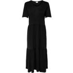 Reduzierte Schwarze Kurzärmelige Jacqueline de Yong Minikleider & kurze Kleider aus Baumwolle maschinenwaschbar für Damen Größe XL 
