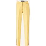 Reduzierte Gelbe Jacquemus Bundfaltenhosen mit Reißverschluss aus Baumwolle für Damen Größe XS 