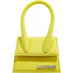 Reduzierte Gelbe Jacquemus Lederhandtaschen aus Kalbsleder für Damen 