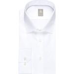 Reduzierte Weiße Unifarbene Langärmelige Jacques Britt Kentkragen Hemden mit Kent-Kragen aus Baumwolle für Herren Größe XXL 