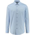 Blaue Unifarbene Elegante Langärmelige Jacques Britt Kentkragen Hemden mit Kent-Kragen aus Baumwolle für Herren Größe S für den für den Frühling 