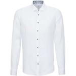 Reduzierte Weiße Unifarbene Jacques Britt Hemden mit Kent-Kragen aus Leinen für Herren Größe XS - versandkostenfrei 